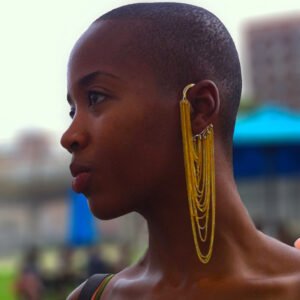 Soft Reign Gilded Chain Ear Cuff