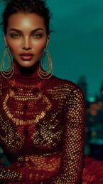 Honey-Teardrops earrings adha zelma