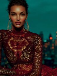 Honey-Teardrops earrings adha zelma