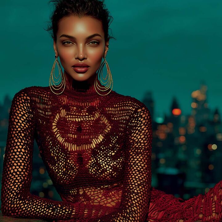 Honey-Teardrops earrings adha zelma