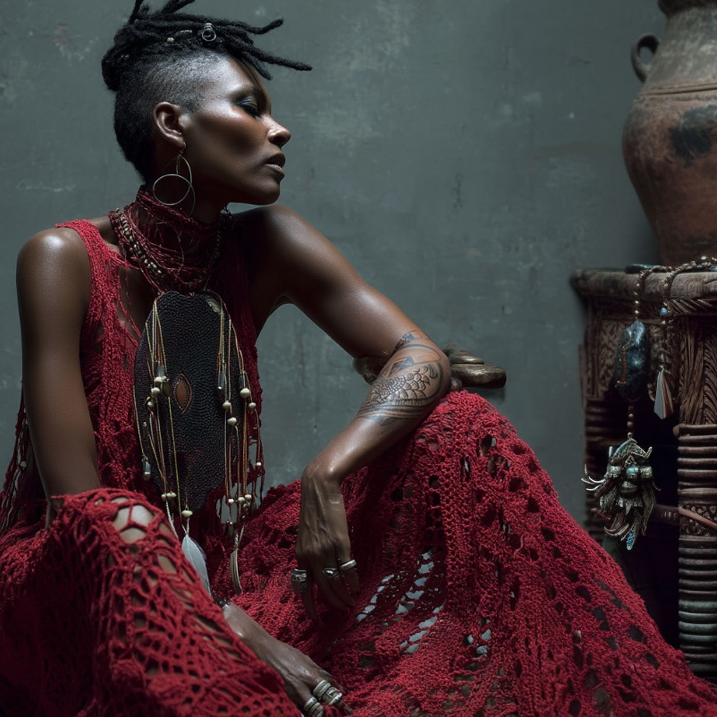 adha zelma studio - namaka stingray breastplate