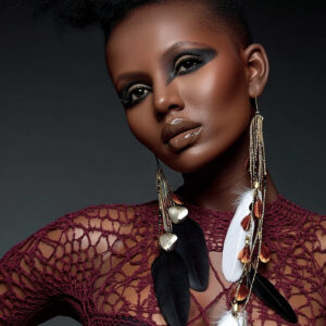 Adha Zelma-Oya Feather Earrings