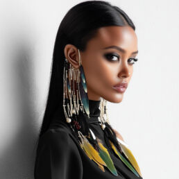 Adha Zelma Featherfall Earcuff