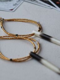 Mira Porcupine Earrings by Adha Zelma
