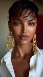 Honey Teardrop Earrings - adha zelma