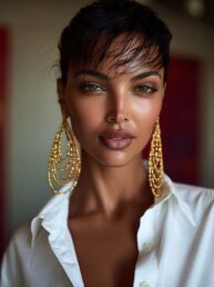 Honey Teardrop Earrings - adha zelma