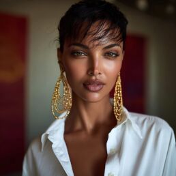 Honey Teardrop Earrings - adha zelma